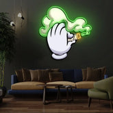 ’Blaze It’ Neon x Acrylic Artwork